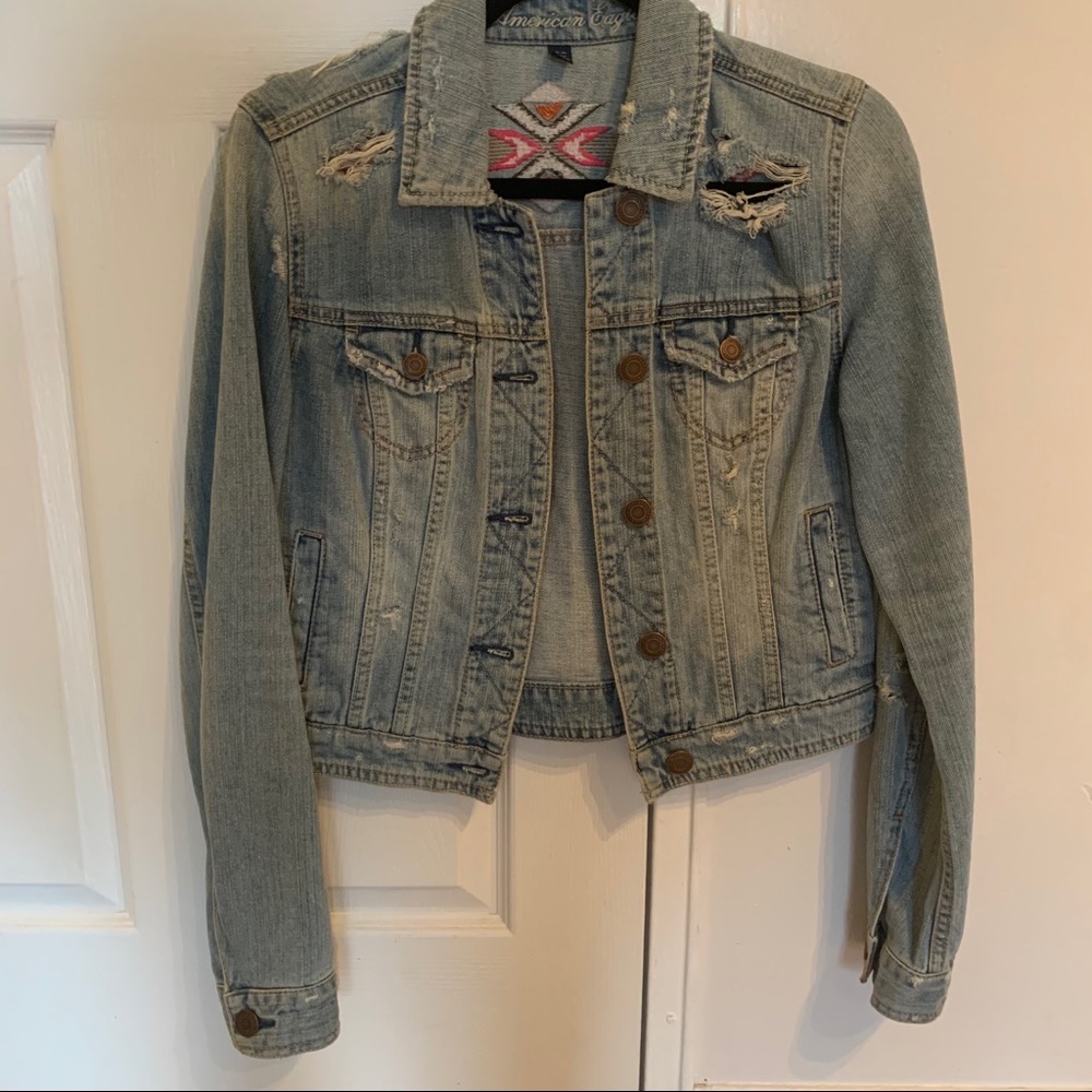 AE Destroyed Jean Jacket